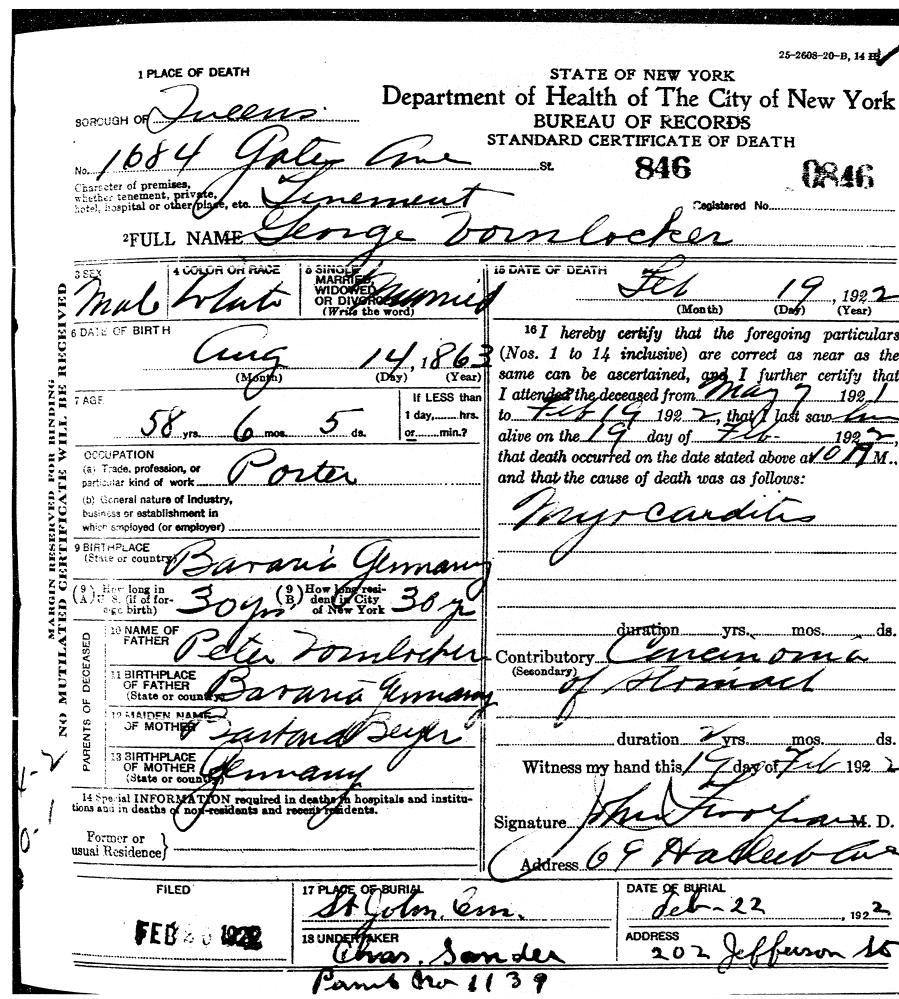 1922 George Vornlocker Death Cert.tif